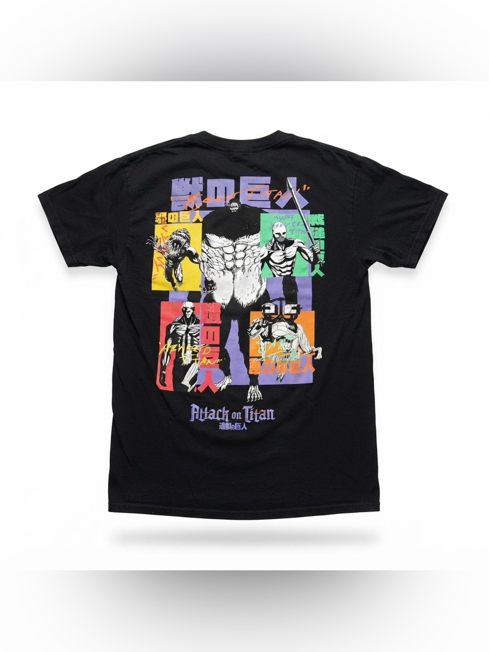Attack on Titan Final Season T-Shirt Men's Medium Black Graphic Tee